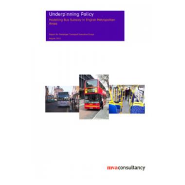 Modelling bus subsidy in English Metropolitan Areas
