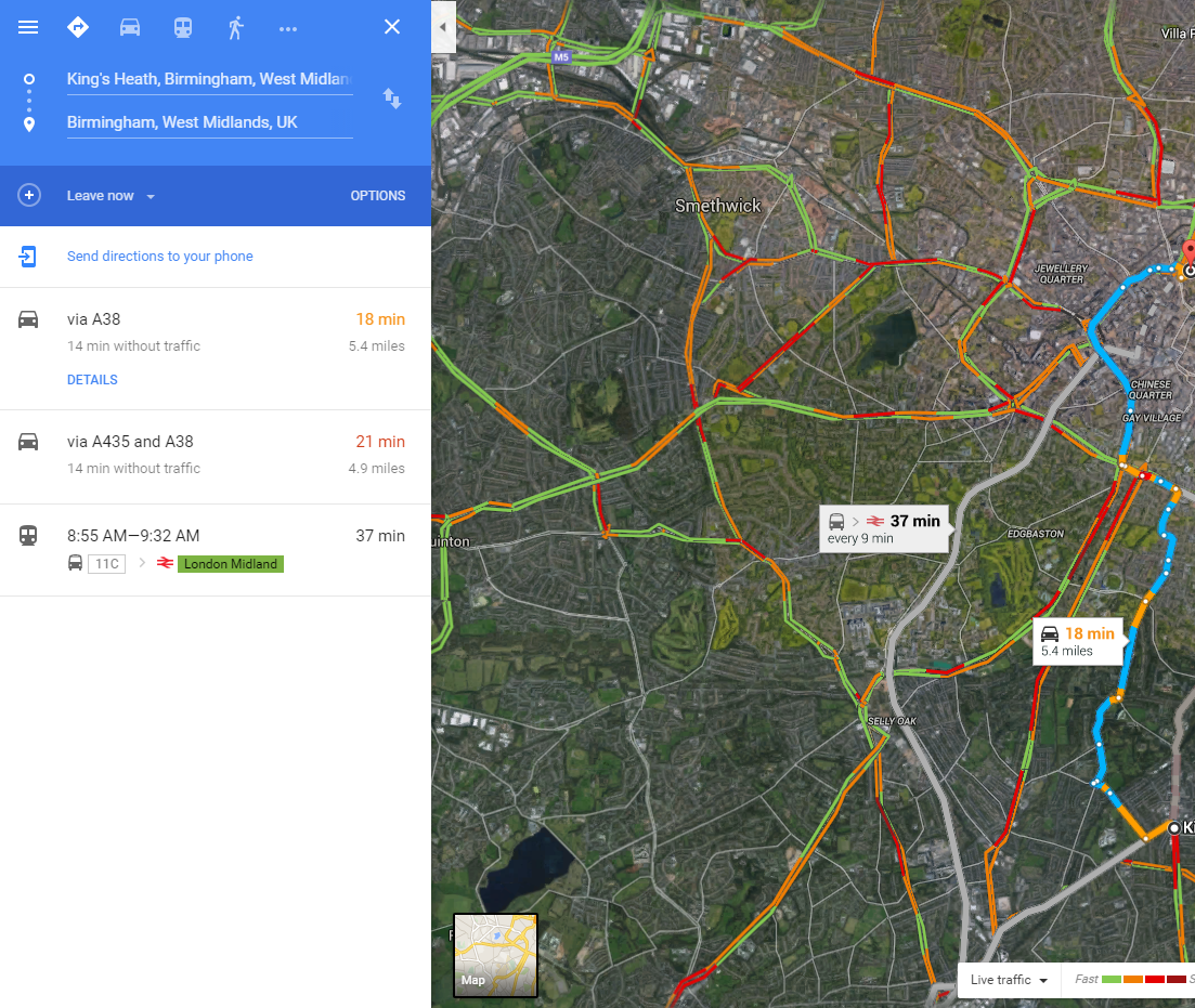 google map directions v2