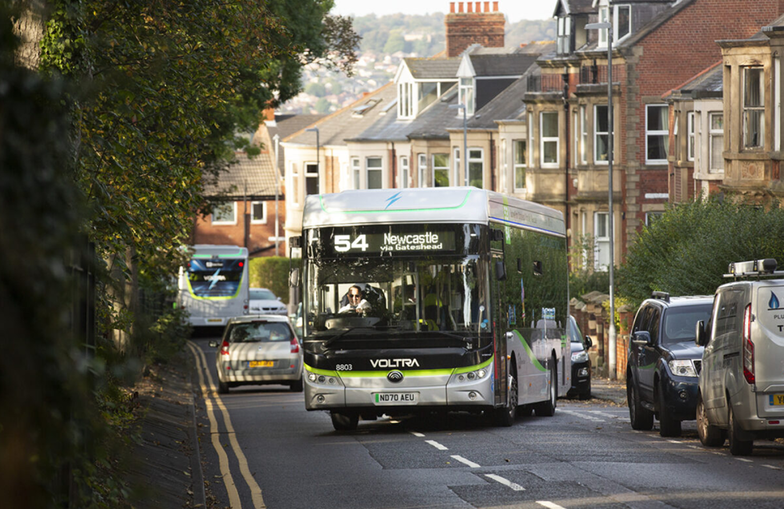 Newcastle electric bus