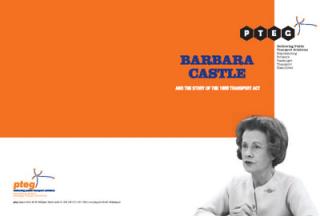 Barbara Castle and the 1968 Transport Act
