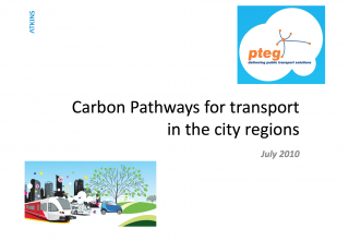 Carbon Pathways for transport in the city regions cover