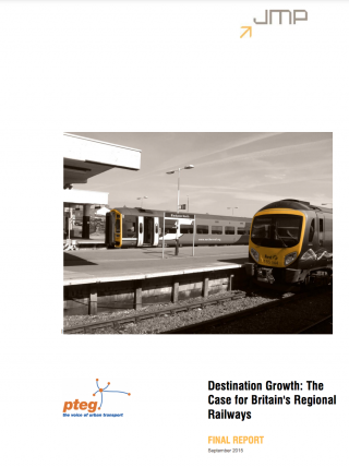 Destination Growth: The Case for Britain's Regional Railways cover