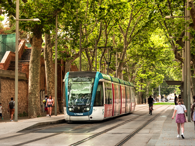 Barcelona tram