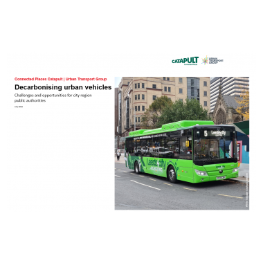 Decarbonising urban vehicles report